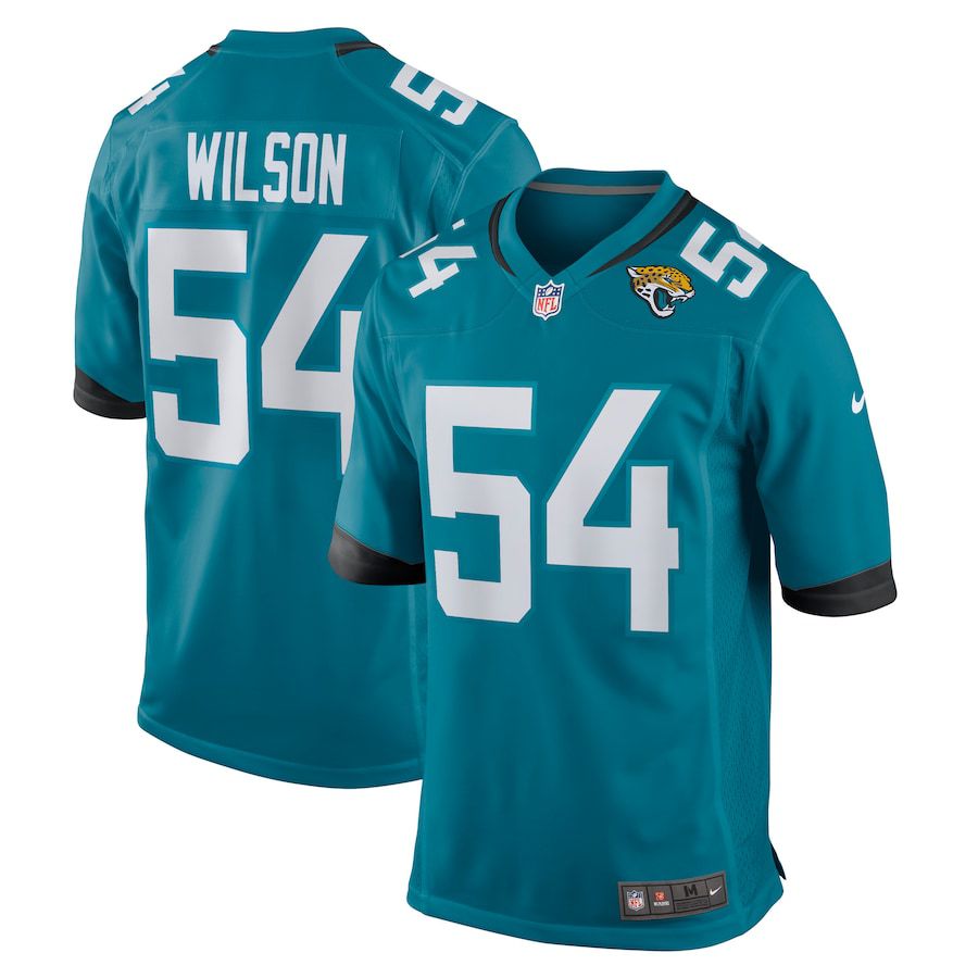 Men Jacksonville Jaguars 54 Damien Wilson Nike Green Game NFL Jersey